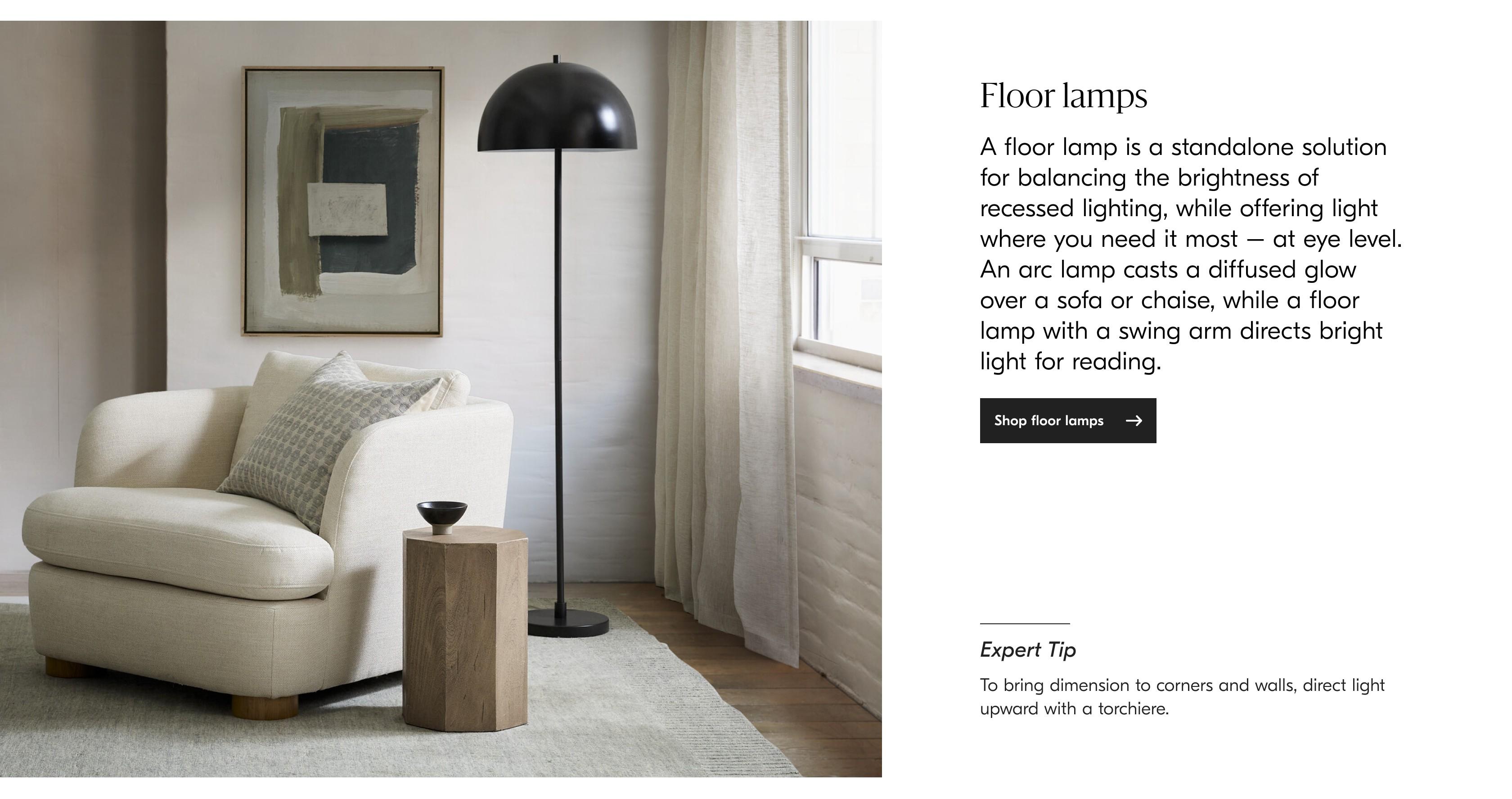 Shop floor lamps